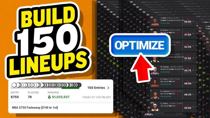 How does an NBA Optimizer work simple explanation for beginners