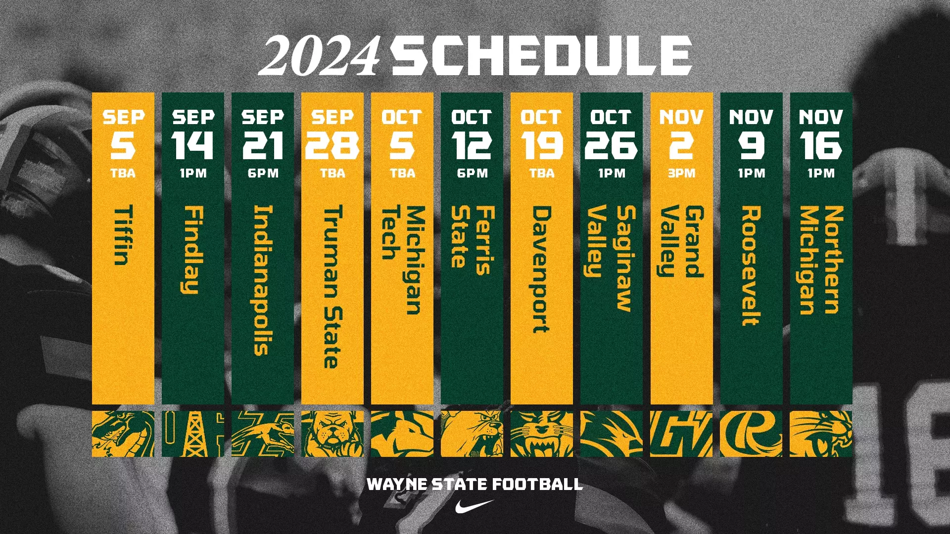 Wayne State Football Schedule 2024： Key Games and Dates to Watch