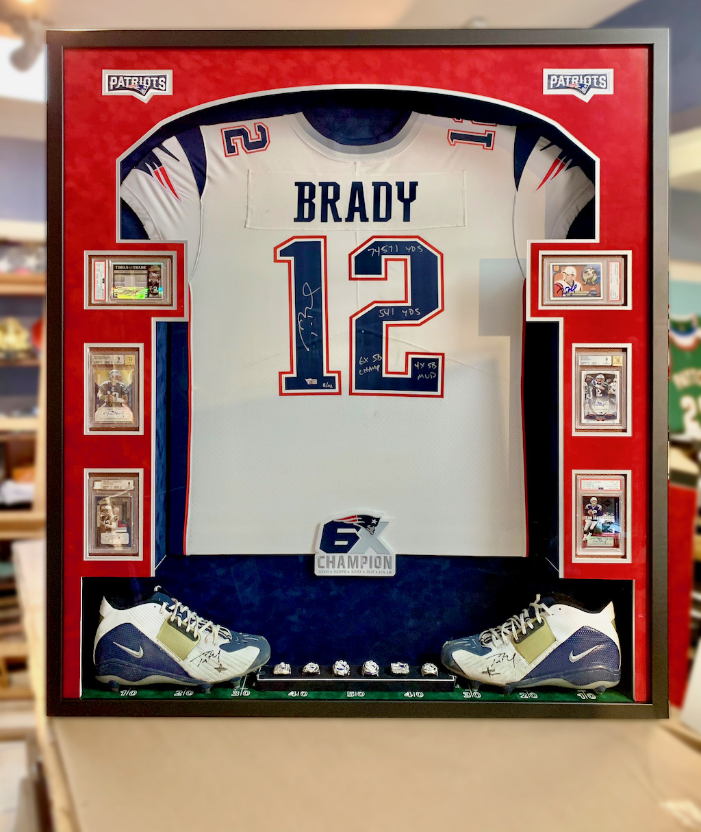 Football shirt framing ideas creative ways to show off your favorite jersey