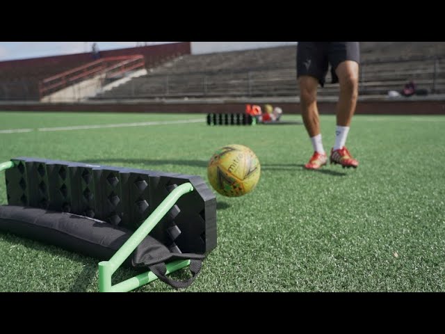 how to use a rebounder football for better soccer skills practice