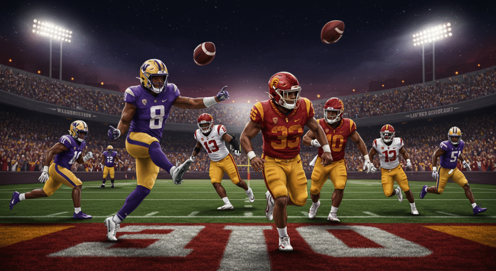 USC vs Huskies football match player stats breakdown and analysis