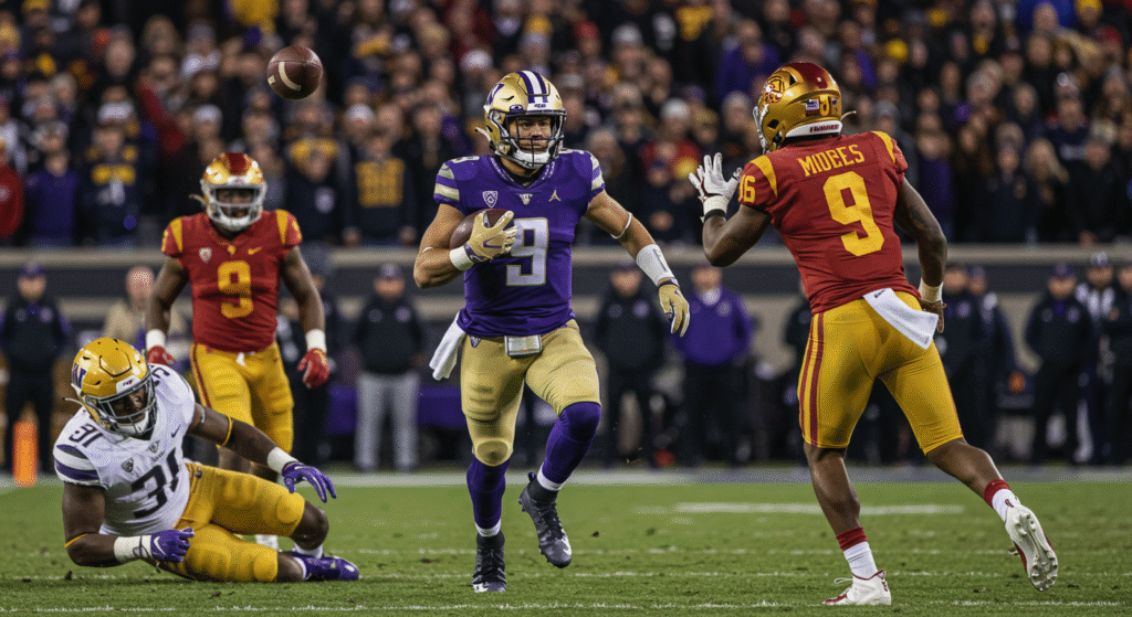 USC vs Huskies football match player stats breakdown and analysis