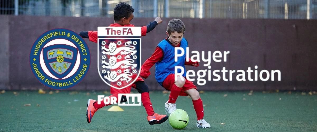 Huddersfield Football Junior League registration dates and key deadlines