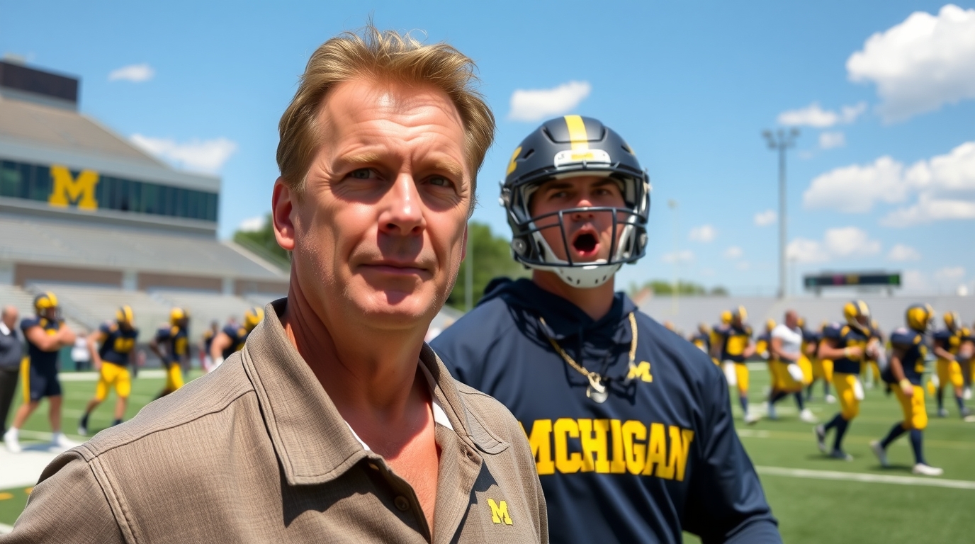 What Jon Gruden said after he saw Bryce Underwood at Michigan football practice