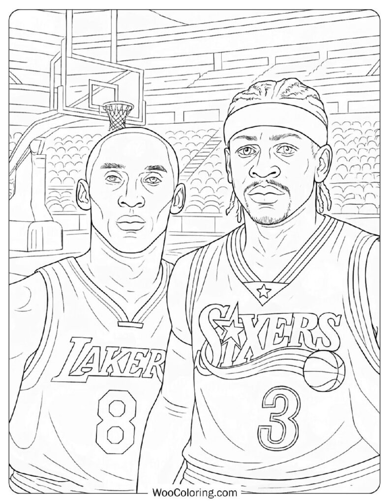 Where to find basketball coloring pages nba？ Here are great sources!