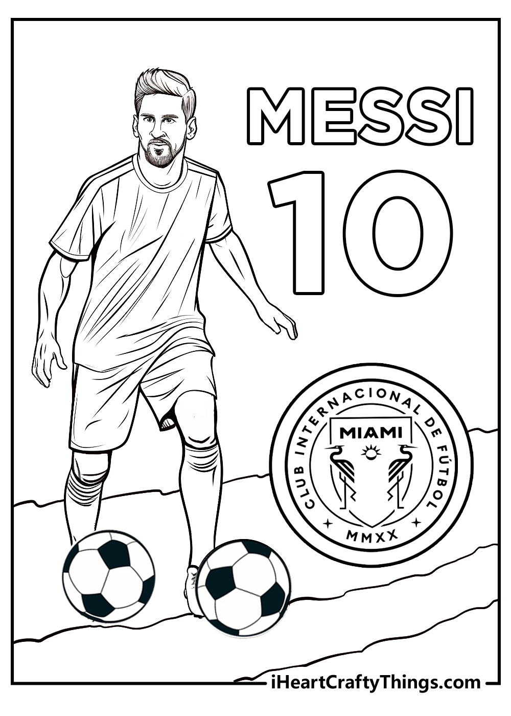 Which football colouring pages messi are the best？ Our top picks!