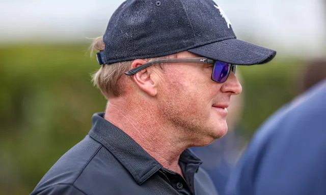 What Jon Gruden said after he saw Bryce Underwood at Michigan football practice